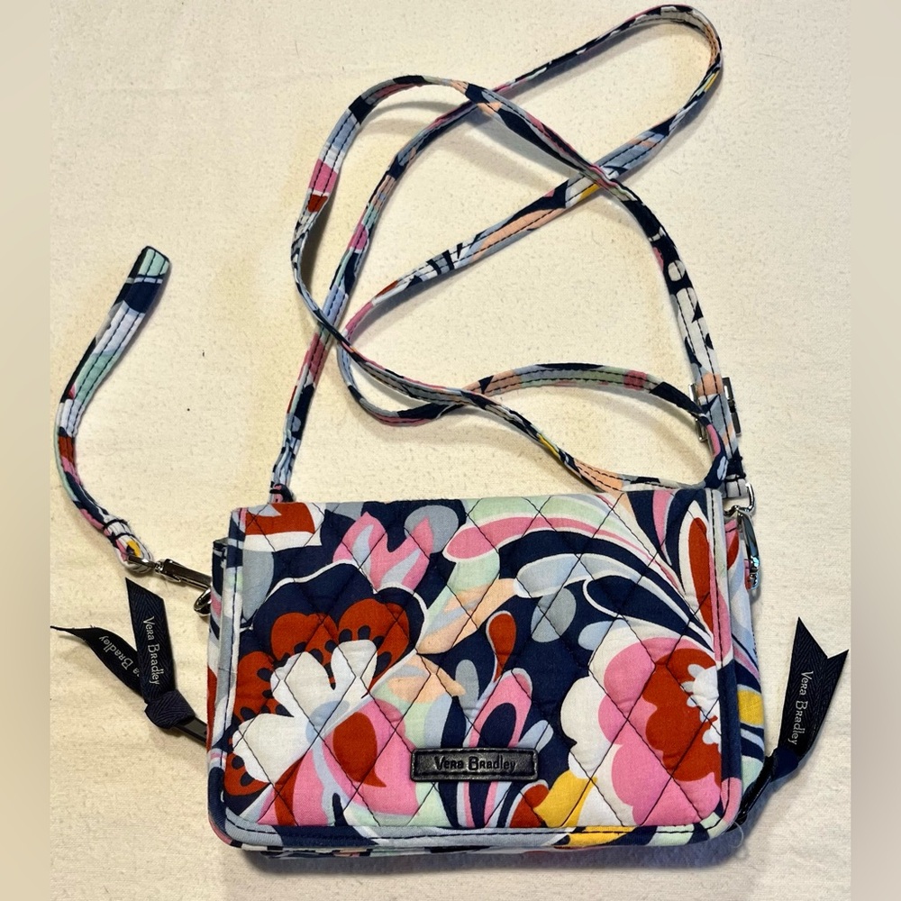 Vera Bradley Colorful Floral Crossbody Bag